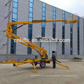 16m towable boom lift hydraulic telescopic boom lift